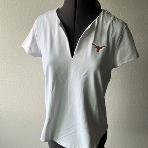 NWT Tommy Bahama top size small Texas Longhorns Nylon Spandex White Coll…